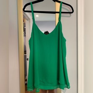 🎄Kelly green torrid camisole